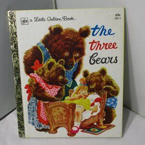 Vintage 1979 Little Golden Book The Three Bears